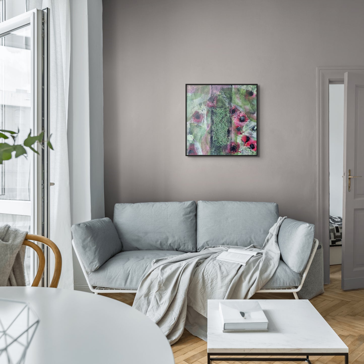 Glezna Puķu dārzā