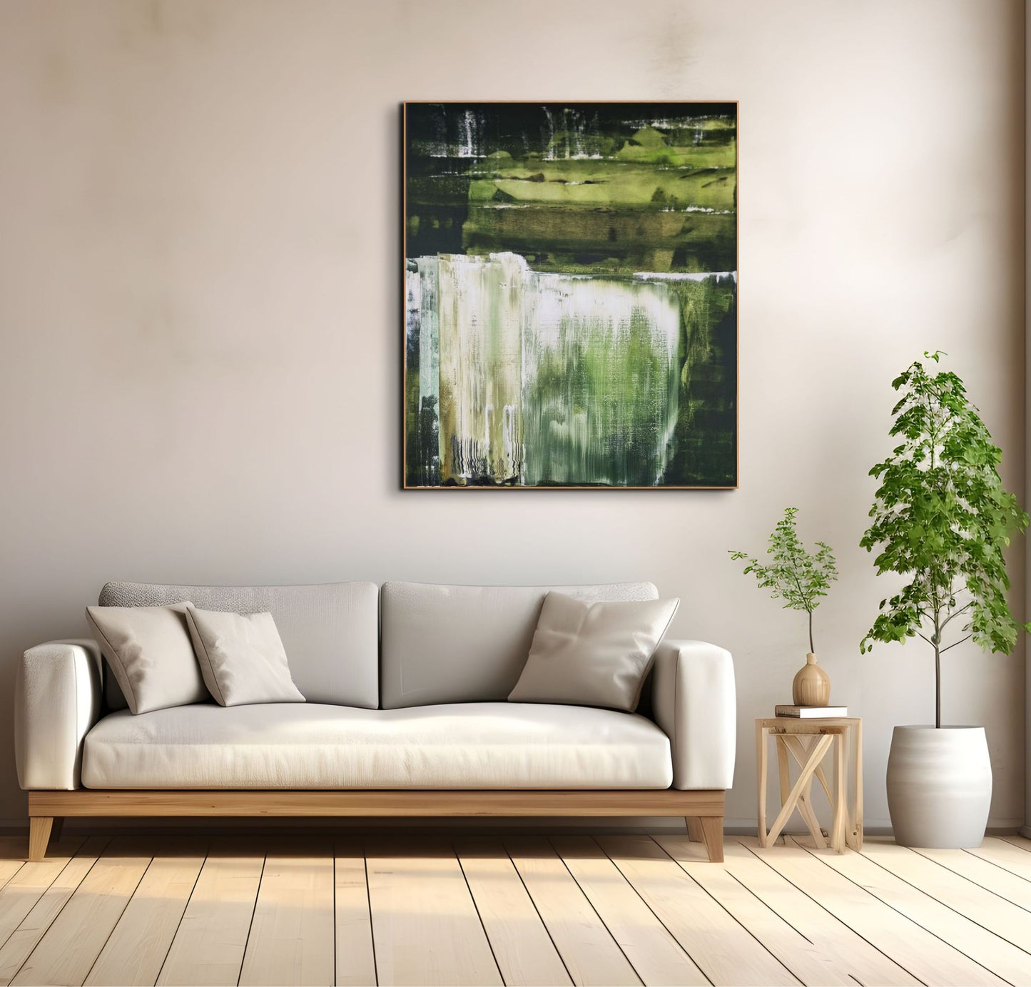 Abstrakta glezna Ūdenskritums