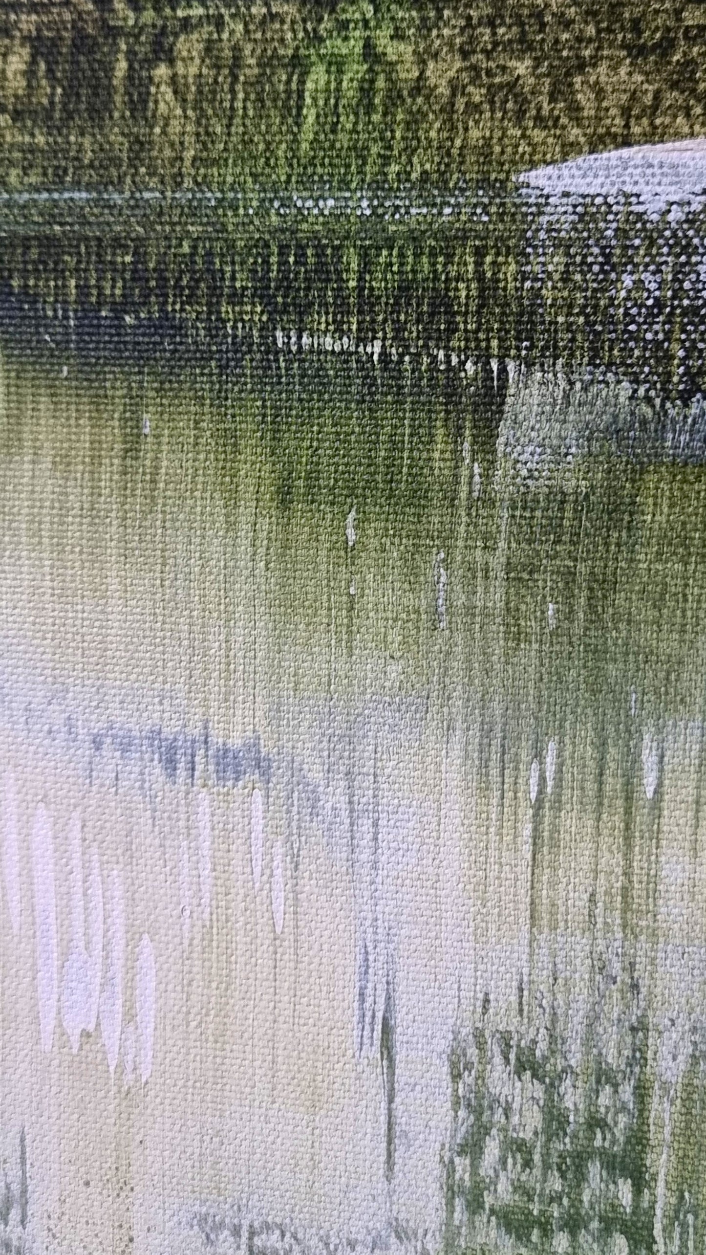 Abstrakta glezna Udenskritums. Maira Ribena, 100x120cm