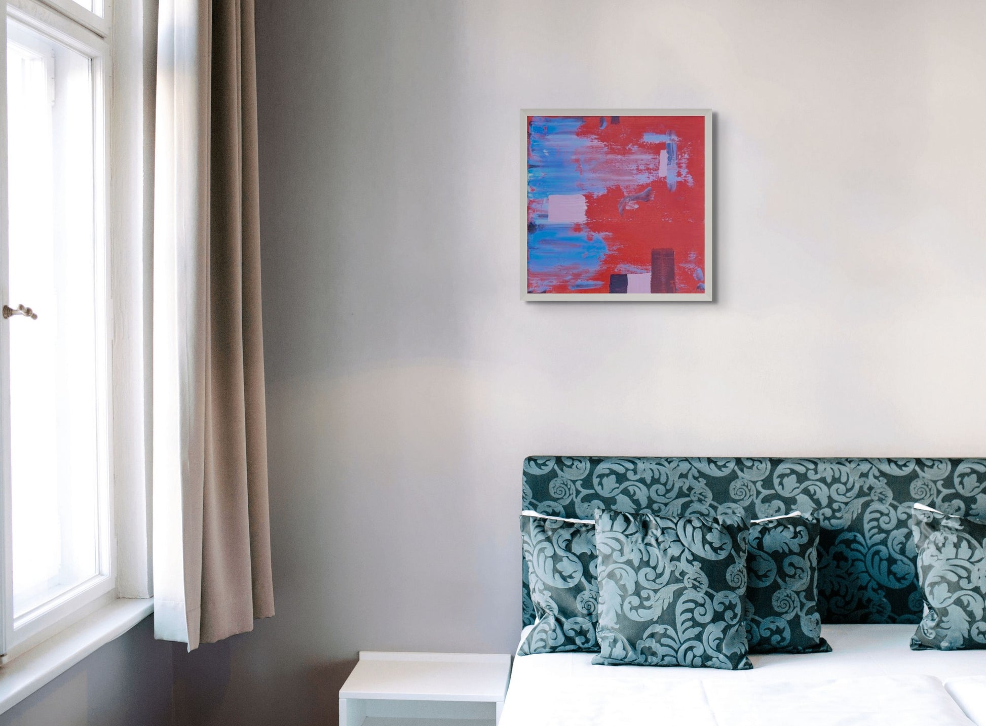 Abstrakta glezna  Venēcijas sarkanais Verona