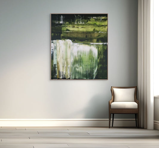 Abstrakta glezna Udenskritums. Maira Ribena