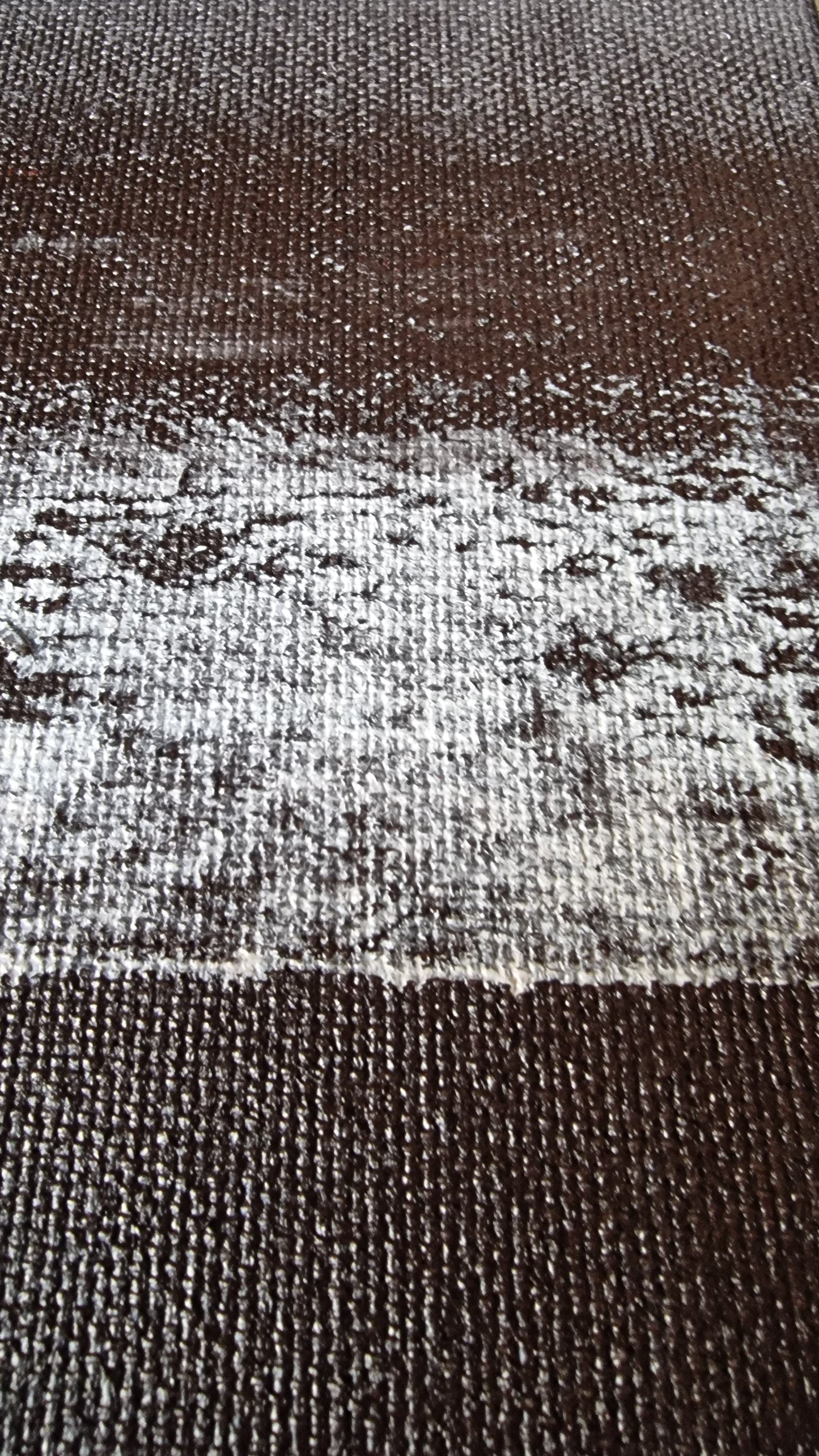 Abstrakta glezna Šokolāde, Brūnie toņi kā kakao pulveris.
Tas ir darbs, kas saka: “Apstājies. Izbaudi.”