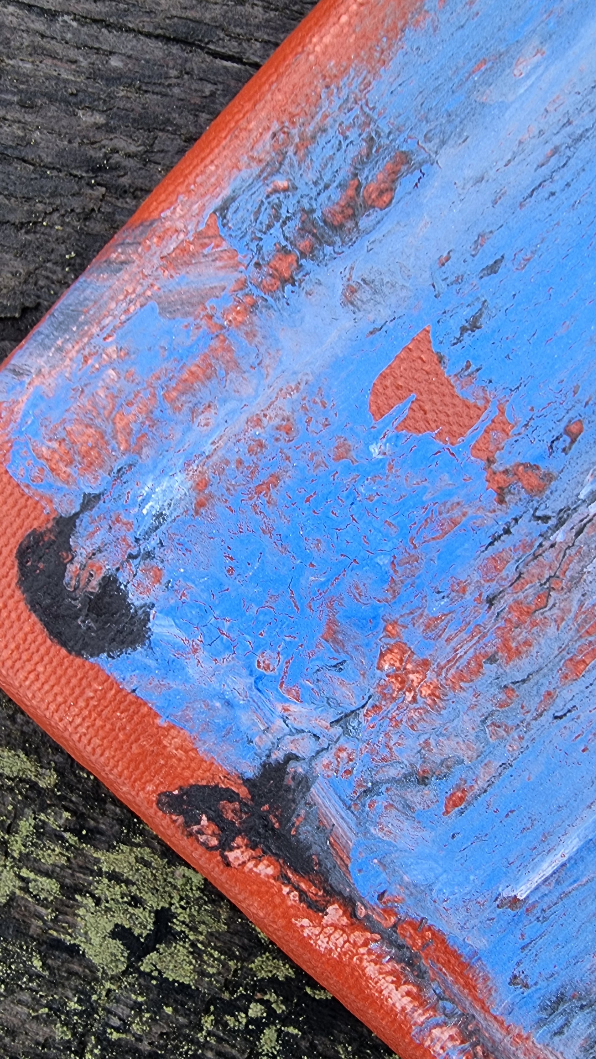 Abstrakta glezna  Venēcijas sarkanais Verona