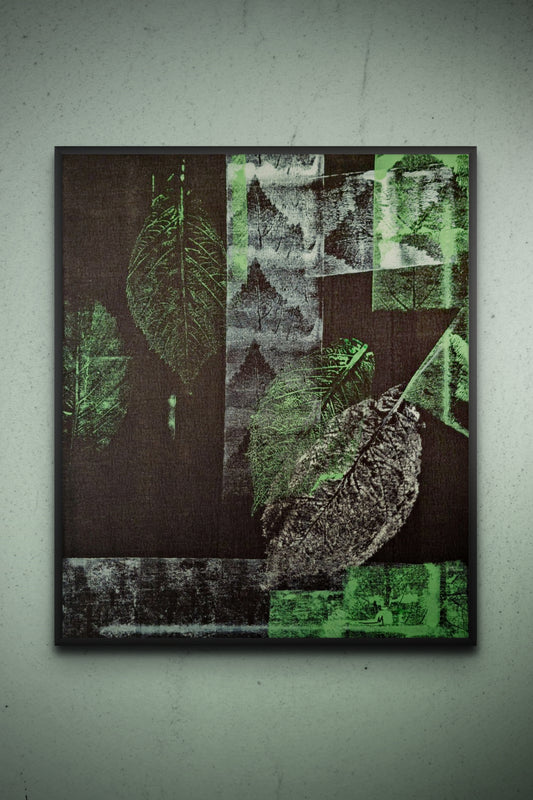 Koku lapām ēna ir balta.